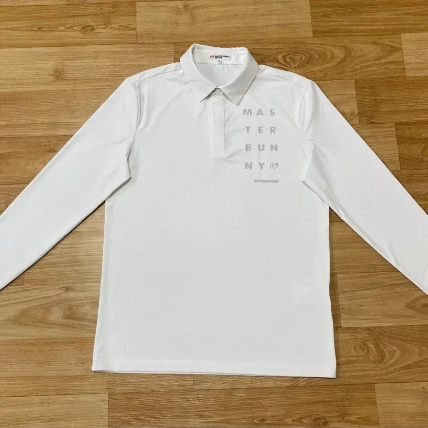 [BUNJANG] Master Bunny Men's Long Sleeve Collar T-Shirt Size 100 / 택포 ) 남성100 마스터바니 골프웨어 긴팔카라티 판매