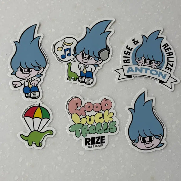 [BUNJANG] RIIZE Anton Troll Myeongdong Pop-up Store Sticker Set / (사진확인) 라이즈 앤톤 트롤 명동 팝업스토어 스티커 세트 판매