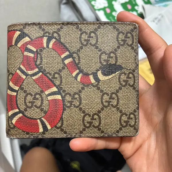 [BUNJANG] Gucci Kingsnake Bifold Wallet / 구찌 킹스네이크 반지갑