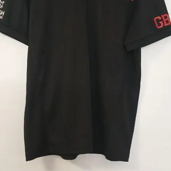 [BUNJANG] Descente British Triathlon Short-Sleeve Polo T-Shirt Black Unisex / 데상트 브리티시 트라이애슬론 반팔 카라티 블랙 남녀공용