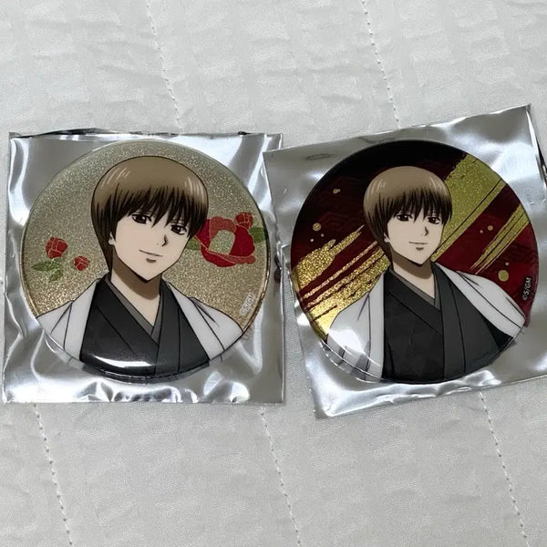[BUNJANG] Gintama Okita Sougo Crimson Camellia Yoshiwara Large Flame Arc Bundle Set Can Badges / 일괄 오키타 소고 캔뱃지 동백꽃 요시와라 대염상편 은혼