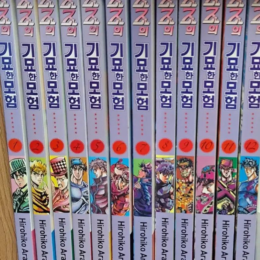 [BUNJANG] JoJo's Bizarre Adventure Part 1 & 2 Complete Set (Volumes 1-12) / 죠죠 죠죠의 기묘한 모험 1부 2부 1~12권 일괄