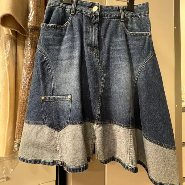[BUNJANG] Lucky Chouette Denim Skirt / 럭키슈에뜨 데님스커트