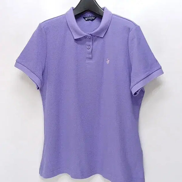 [BUNJANG] Beverly Hills Polo Club Women's Collar Neck Short Sleeve T-shirt / 비버리힐스 폴로클럽 여성 카라넥 반팔