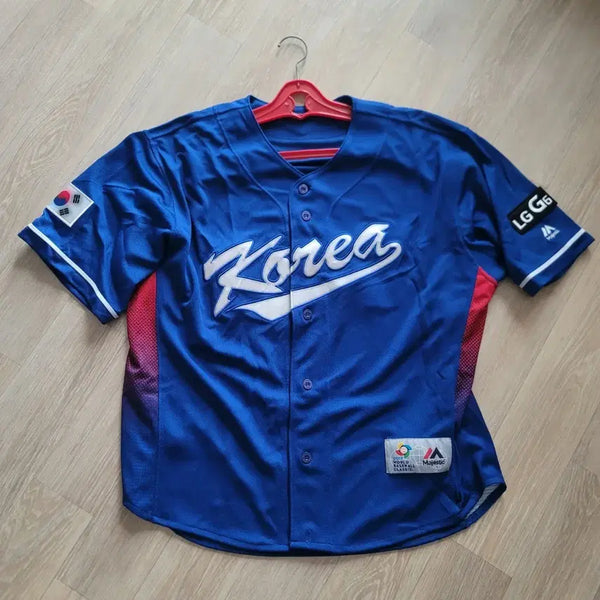 [BUNJANG] Majestic Authentic Korean Baseball National Team Jersey (2017 WBC) / 2017 WBC 마제스틱 지급용 어센틱 한국 야구 국대 국가대표 유니폼