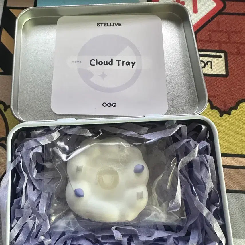 [BUNJANG] Stellive Artisan Keycap Tray (Cloud) / 스텔라이브 아티산키캡 트레이 (구름)