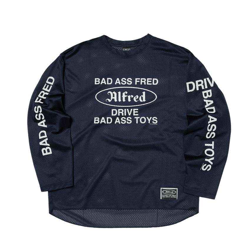 [BUNJANG] Heritage Floss Alfred Mesh Long Sleeve Navy L / 헤리티지플로스 알프레드 메쉬 롱슬리브 네이비 L