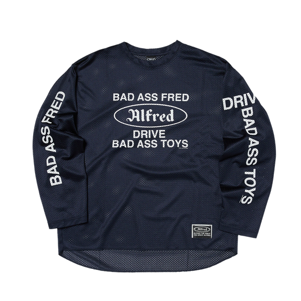 [BUNJANG] Heritage Floss Alfred Mesh Long Sleeve Navy L / 헤리티지플로스 알프레드 메쉬 롱슬리브 네이비 L