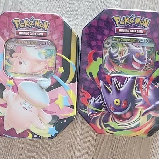 [BUNJANG] Pokemon Mega Moonlit Tin Case Set (2 Types) / 포켓몬 메가문릿 틴케이스 2종세트