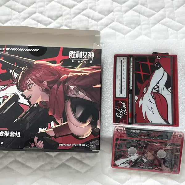 [BUNJANG] Goddess of Victory: Nikke Hooded Cassette Keychain / 승리의 여신 니케 레드후드 카세트 키링
