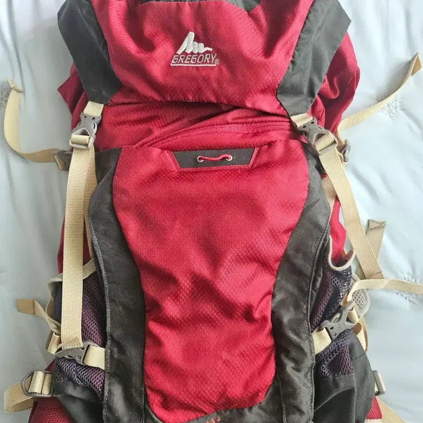 [BUNJANG] Gregory 35L Backpack Red/Black / 그레고리 백팩 레드/블랙 35리터
