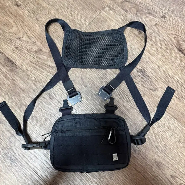 [BUNJANG] Alyx Chest Rig Harness Bag Black / 알릭스 체스트리그 채스트백 블랙 하네스