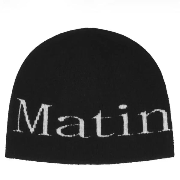[BUNJANG] Matinkim Logo Beanie Black / 마뗑킴 로고 비니 블랙 새상품
