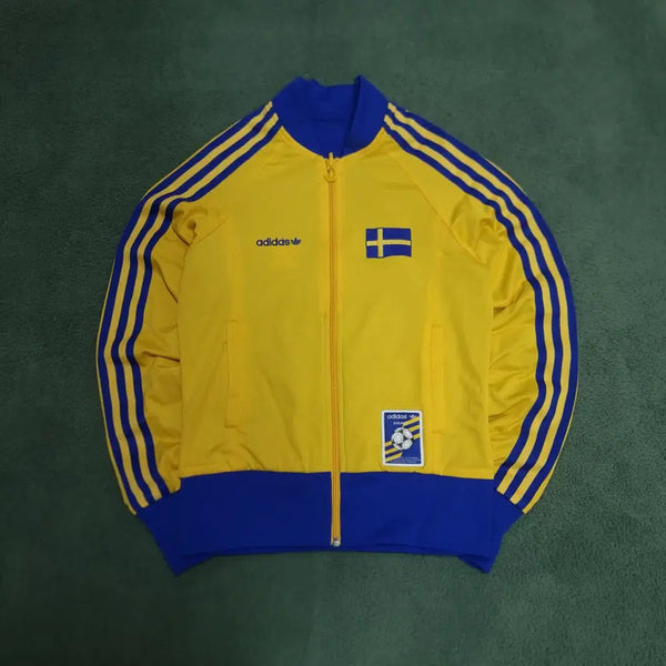 [BUNJANG] Adidas Europa Sweden Reversible Jersey / 아디다스 유로파 스웨덴 리버시블 져지