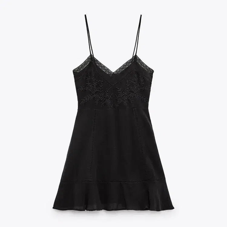 [BUNJANG] Zara Lace Embroidery Dress / [택달린] 자라 레이스 자수 원피스