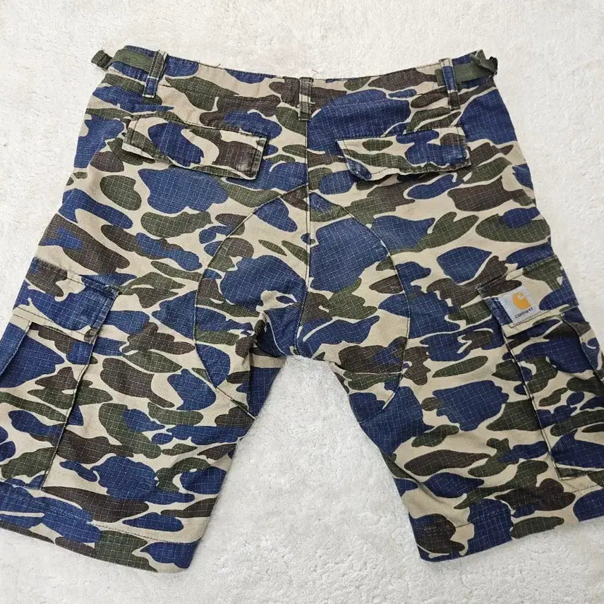 [BUNJANG] Carhartt WIP Camo Ripstop Cargo Shorts / 칼하트wip 카모 립스탑 카고 쇼츠 32~33