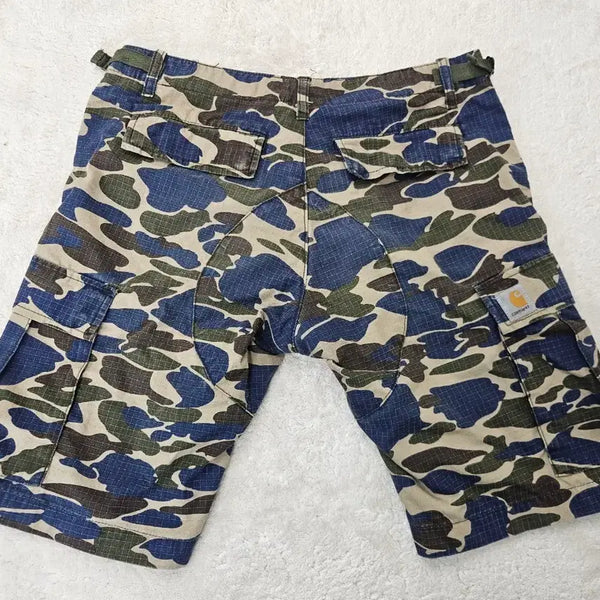 [BUNJANG] Carhartt WIP Camo Ripstop Cargo Shorts / 칼하트wip 카모 립스탑 카고 쇼츠 32~33