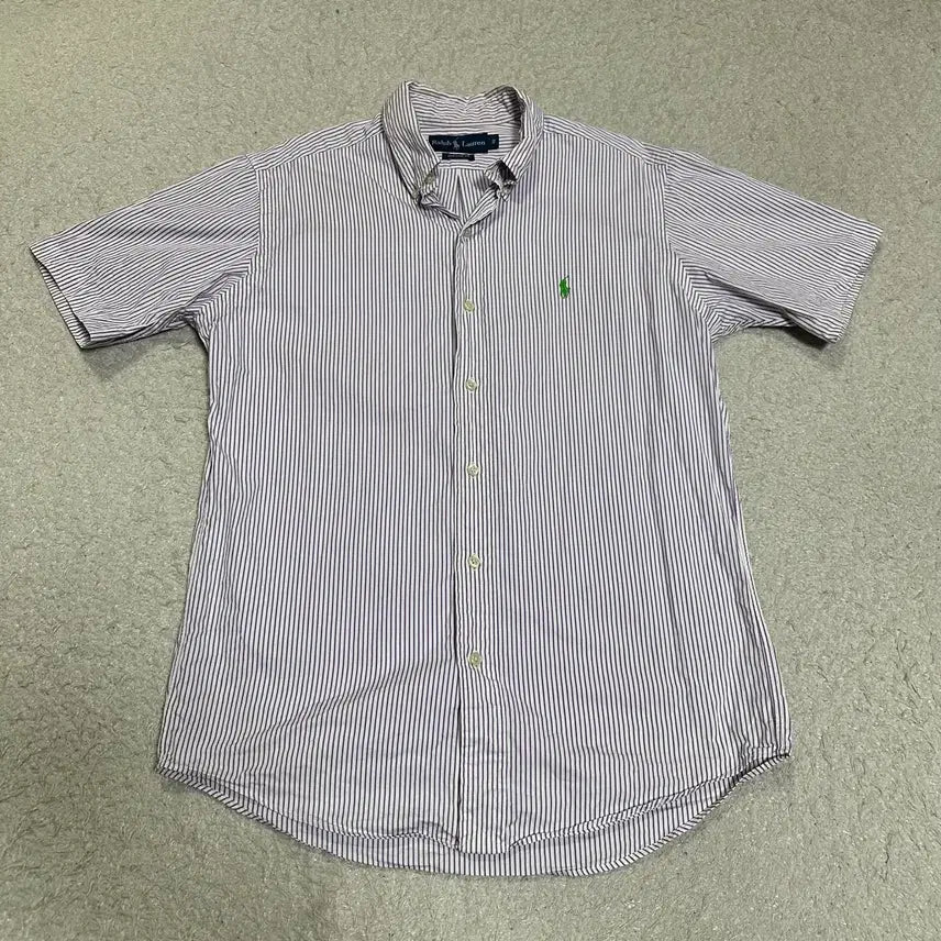 [BUNJANG] Polo Ralph Lauren Striped Short Sleeve Shirt Size 40 / 폴로 랄프로렌 반팔 셔츠 스트라이프 40