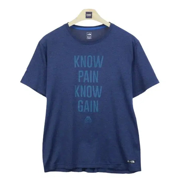 [BUNJANG] The North Face Round Short Sleeve T-Shirt Men's Size 105 Navy / 22470 노스페이스 라운드 반팔티 105 남자 티셔츠 브랜구제