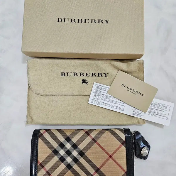 [BUNJANG] Burberry Check Pouch / 버버리 체크 파우치