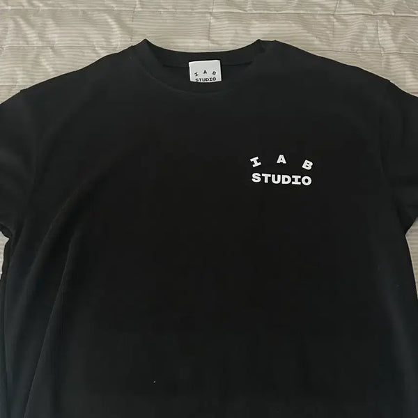 [BUNJANG] IAB STUDIO Short Sleeve T-Shirt Black M / IAB STUDIO 반팔 티셔츠 블랙 m