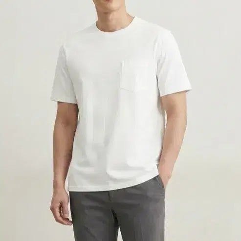 [BUNJANG] ZIOZIA Round Neck Short Sleeve T-Shirt (New) / [100]지오송지오 반팔 라운드티 (새상품)