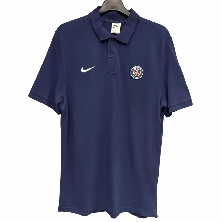 [BUNJANG] Nike Paris Saint-Germain Navy Short Sleeve Polo Shirt L / 나이키 파리 생제르맹 네이비 반팔 PK L