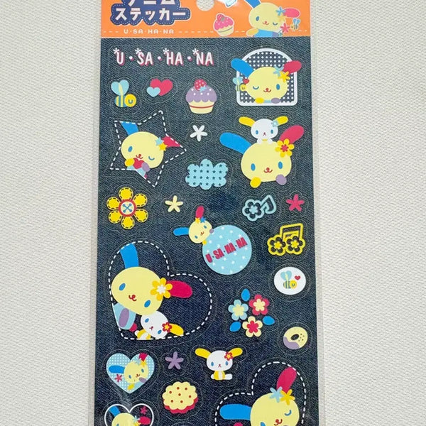 [BUNJANG] Sanrio Usahana Denim Sticker / (정품)산리오 우사하나 데님 스티커 새상품