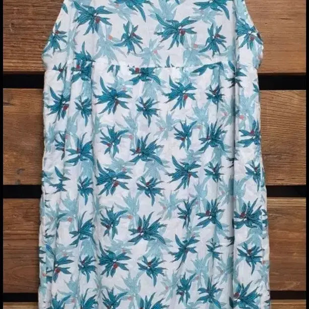[BUNJANG] Printed Gauze Cotton Dress / 거즈면 프린팅 원피스, 55~66까지