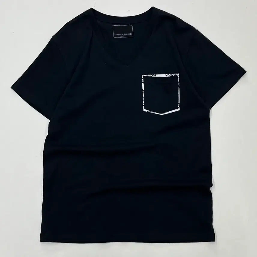 [BUNJANG] Number Nine Music Note Pocket Black T-Shirt M / 넘버나인 음표포켓 블랙 반팔 M