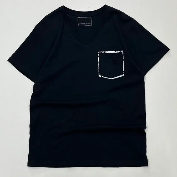 [BUNJANG] Number Nine Music Note Pocket Black T-Shirt M / 넘버나인 음표포켓 블랙 반팔 M