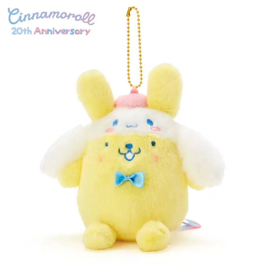 [BUNJANG] Sanrio Cinnamoroll & Pompompurin 20th Anniversary Mascot / 산리오 시나모롤 20주년 폼폼푸린 마스코트