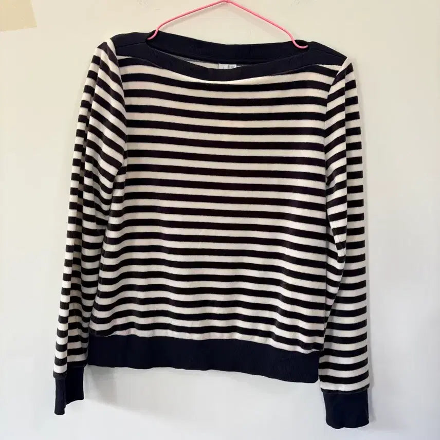 [BUNJANG] And Other Stories Striped Knit Long Sleeve T-Shirt / 앤아더스토리즈 스트라이프 보들 니트 긴팔 티셔츠
