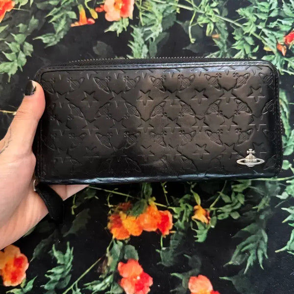 [BUNJANG] Vivienne Westwood Black Long Wallet / 비비안웨스트우드 블랙 장지갑