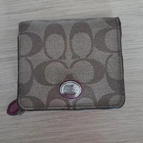 [BUNJANG] Coach Canvas Pattern Women's Wallet / 코치 지갑 캔버스 패턴