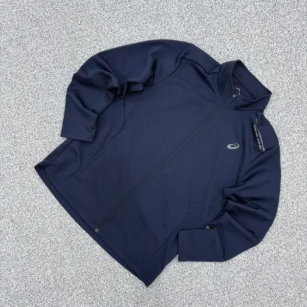 [BUNJANG] Asics Zip-Up Jersey Jacket / 100 아식스 Asics 집업 저지 자켓 0728J1