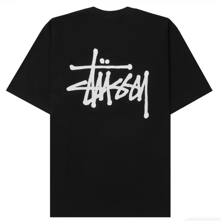 [BUNJANG] Stussy Basic Stussy T-Shirt Black / 스투시 베이직 스투시 티셔츠 블랙 2024, 2025