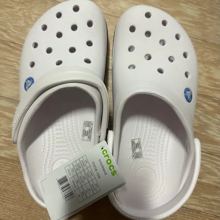 [BUNJANG] Crocs Crocband Clog White M5/W7 / 크록스 크록밴드 클로그 화이트 M5/W7
