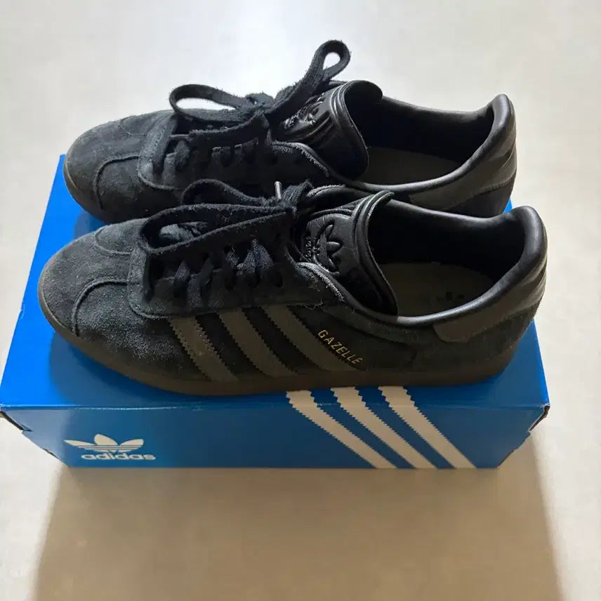 [BUNJANG] Adidas Gazelle Black Suede Sneakers 265 / 아디다스 가젤 블랙 스웨이드 운동화