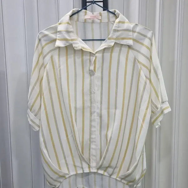[BUNJANG] SOOS Stripe Blouse / SOOS 스트라이프 블라우스