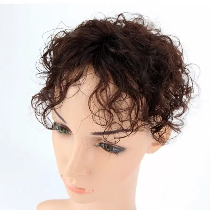 [BUNJANG] 100% Human Hair Partial Wig with Natural Wave / 인모 100% 부분 웨이브 가발