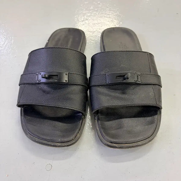 [BUNJANG] Hermes Gabrielle Sandals Black / 실측 에르메스 가브리엘 샌들 블랙 0728D1