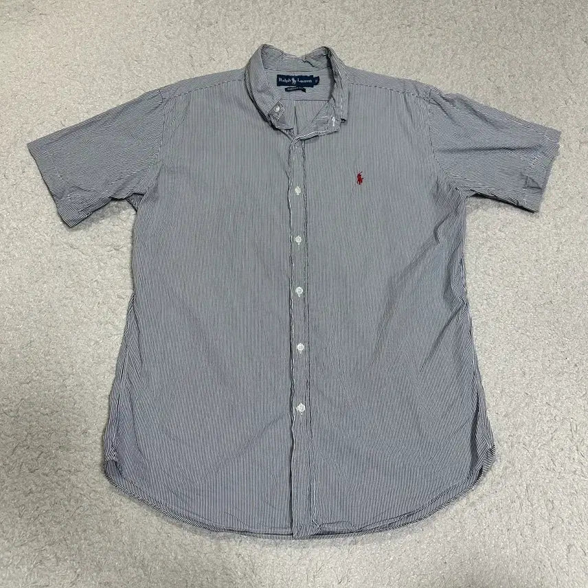 [BUNJANG] Polo Ralph Lauren Striped Short Sleeve Shirt Size 42 / 폴로 랄프로렌 반팔 셔츠 스트라이프 42