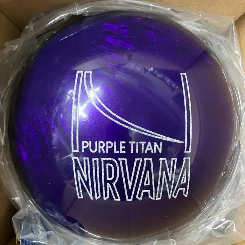 [BUNJANG] Brunswick Nirvana Purple Titan 15.1lb Bowling Ball / 택배무료 15.1파운드 공인구 브런스윅 너바나 퍼플 타이탄 새볼링공
