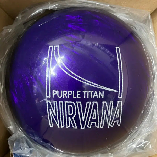 [BUNJANG] Brunswick Nirvana Purple Titan 15.1lb Bowling Ball / 택배무료 15.1파운드 공인구 브런스윅 너바나 퍼플 타이탄 새볼링공