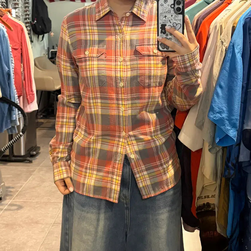 [BUNJANG] Vintage Levi's Checkered Shirt / [NO.9] 빈티지 리바이스 체크셔츠