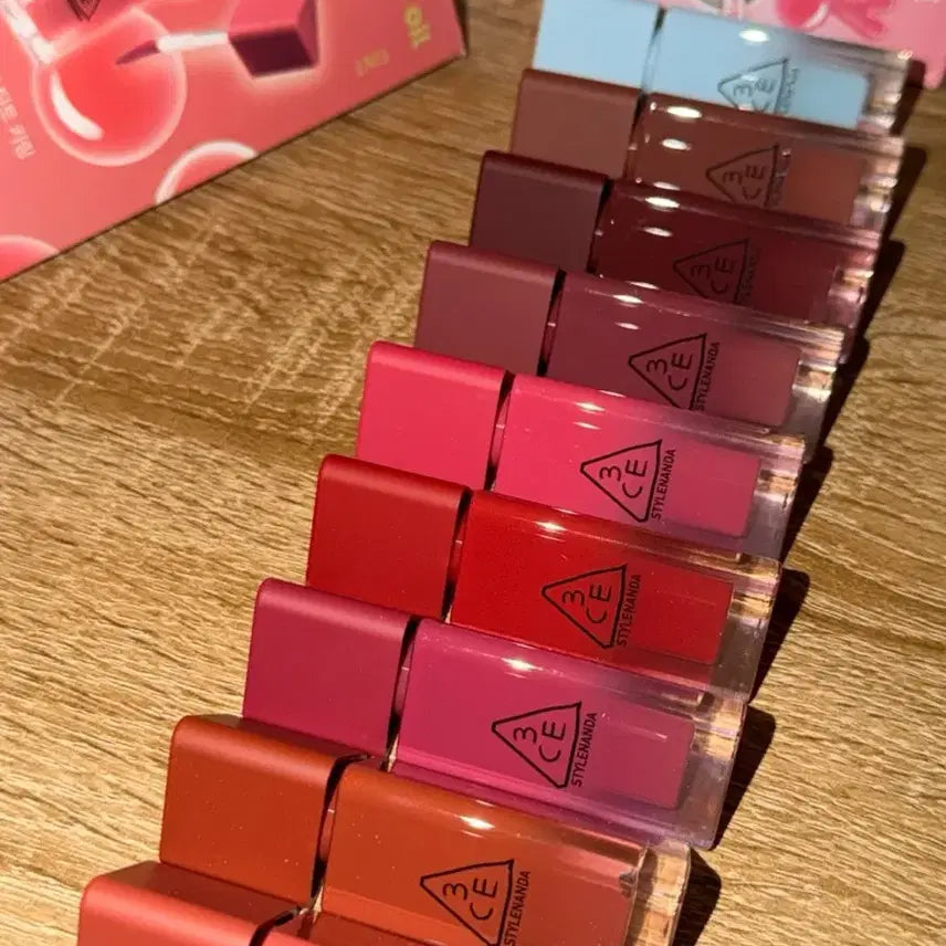 [BUNJANG] 3CE Gummi Oil Tint Set / (새상품 / 1.7) 3ce 쓰리씨이 구미 오일 틴트 화장품 미개봉 립 전색상 웜톤 쿨톤 뉴트럴 누드립