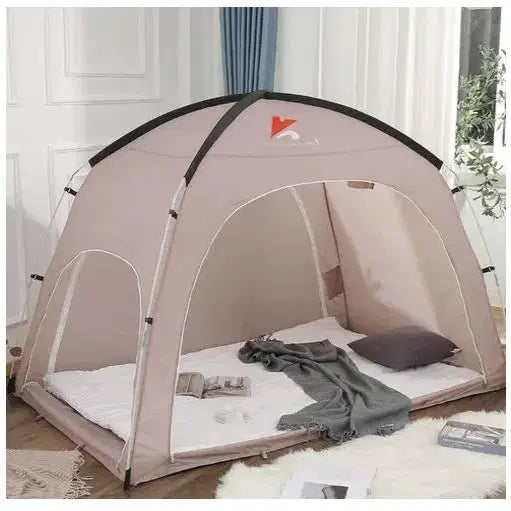 [BUNJANG] One-Touch Heating Tent (2-3 Person) - Windproof for Living Room & Bed / 겨울철 필수 심플한 원터치 난방텐트 2~3인용 외풍차단 거실 침대용