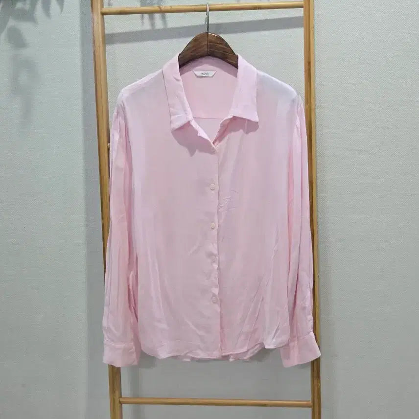 [BUNJANG] MARS Pink Cotton Shirt (Free Size) / 예쁜 핑크 셔츠