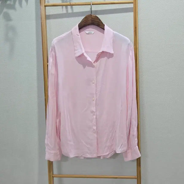 [BUNJANG] MARS Pink Cotton Shirt (Free Size) / 예쁜 핑크 셔츠